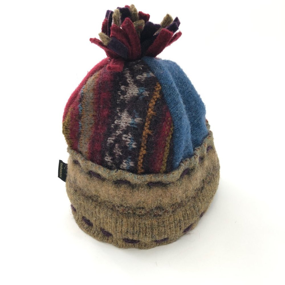 Baabaazuzu Pom Pom Winter Hat Wool Warm